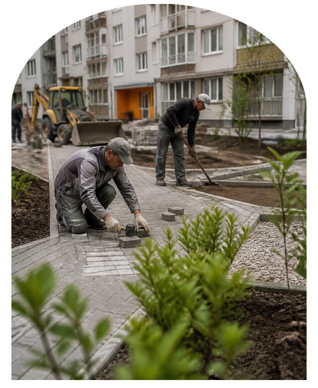 Благоустройство двора многоквартирного дома в Горном-Алтайске